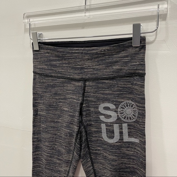Lululemon x Soul Cycle Wunder Under Crop Legging Heather Size 4 Athleisure - Picture 3 of 7